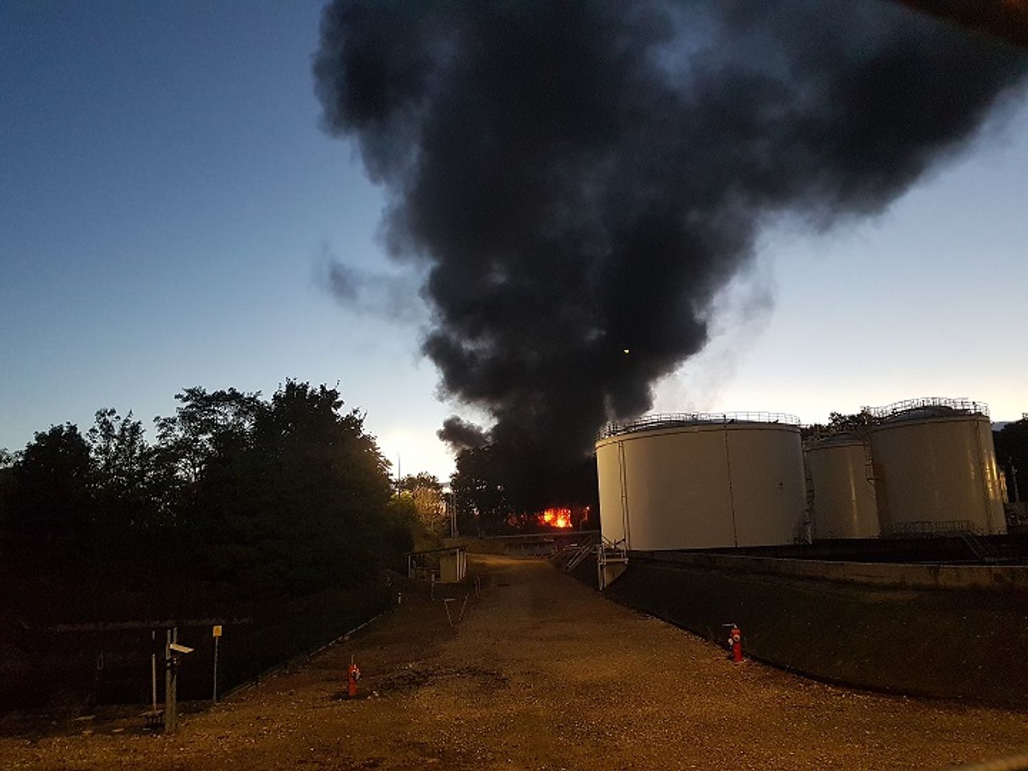 Un incendie avait touché le dépôt pétrolier de Longvic au mois d'octobre 